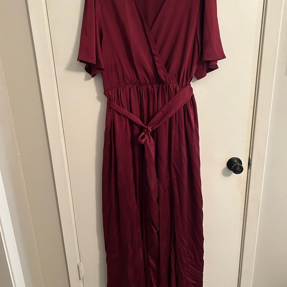 Baltic Born Burgundy Maxi Dress